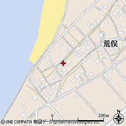 富山県黒部市荒俣周辺の地図
