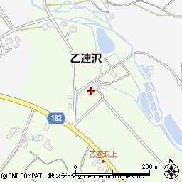 栃木県大田原市乙連沢589周辺の地図