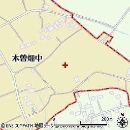栃木県那須塩原市木曽畑中周辺の地図