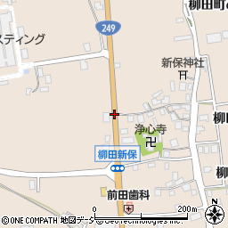 柳田新保周辺の地図