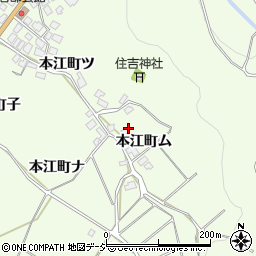 石川県羽咋市本江町ム周辺の地図