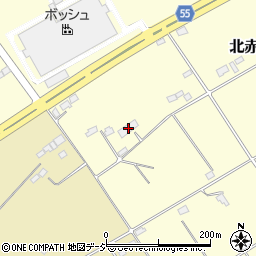 栃木県那須塩原市北赤田316-491周辺の地図