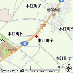 石川県羽咋市本江町ト周辺の地図