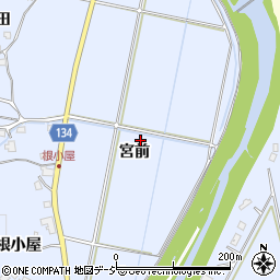 福島県いわき市川部町宮前周辺の地図