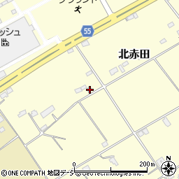 栃木県那須塩原市北赤田316-46周辺の地図