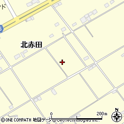 栃木県那須塩原市北赤田周辺の地図