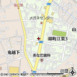 錦町山王簡易郵便局周辺の地図
