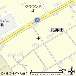 栃木県那須塩原市北赤田316-697周辺の地図