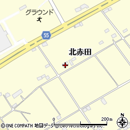 栃木県那須塩原市北赤田316-43周辺の地図