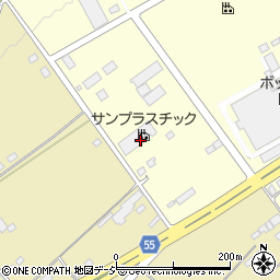 サンプラスチック株式会社　栃木工場周辺の地図