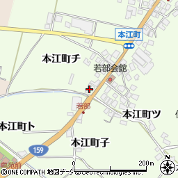 石川県羽咋市本江町キ周辺の地図