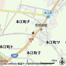 石川県羽咋市本江町（キ）周辺の地図