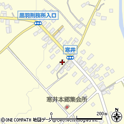栃木県大田原市寒井801周辺の地図