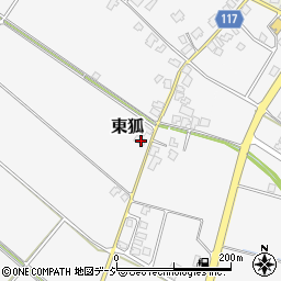 富山県下新川郡入善町東狐1495周辺の地図