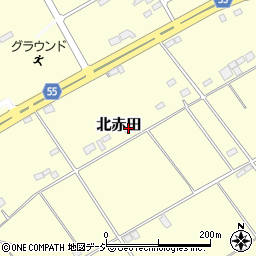 栃木県那須塩原市北赤田316-35周辺の地図