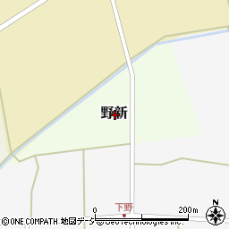 富山県下新川郡朝日町野新周辺の地図