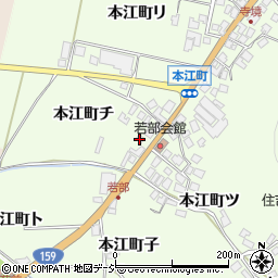 石川県羽咋市本江町チ周辺の地図