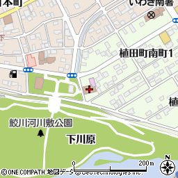 植田公民館周辺の地図