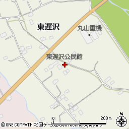 東遅沢公民館周辺の地図