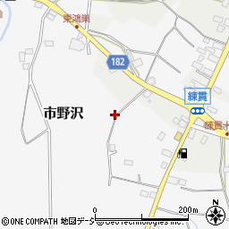 栃木県大田原市市野沢1060周辺の地図