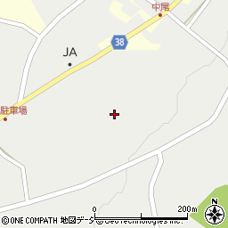 長野県下高井郡野沢温泉村中尾周辺の地図