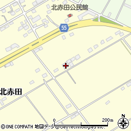 栃木県那須塩原市北赤田316-20周辺の地図