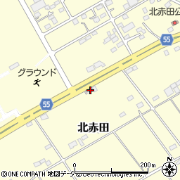栃木県那須塩原市北赤田316-78周辺の地図