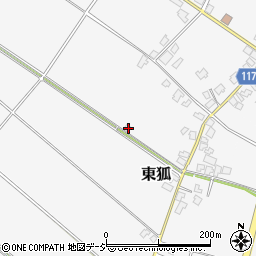 富山県下新川郡入善町東狐1417周辺の地図