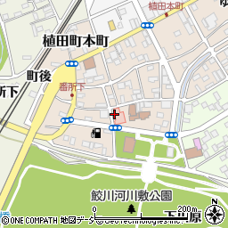 櫛田病院周辺の地図