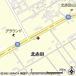 栃木県那須塩原市北赤田316-1010周辺の地図