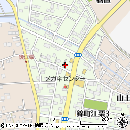 福島県いわき市錦町江栗周辺の地図
