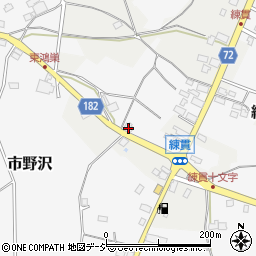 栃木県大田原市市野沢1798周辺の地図