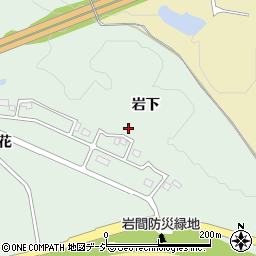 〒974-8222 福島県いわき市岩間町の地図