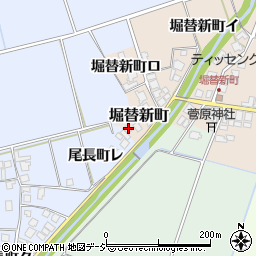 石川県羽咋市堀替新町ヌ周辺の地図