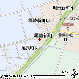 石川県羽咋市堀替新町（ヌ）周辺の地図