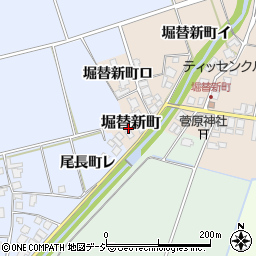 石川県羽咋市堀替新町ニ周辺の地図