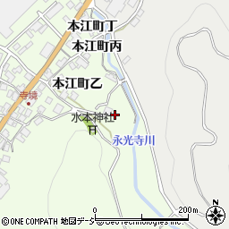 石川県羽咋市本江町ヨ周辺の地図