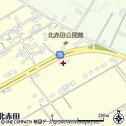 栃木県那須塩原市北赤田316-1013周辺の地図