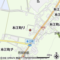 石川県羽咋市本江町リ周辺の地図