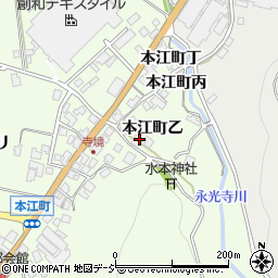 石川県羽咋市本江町乙周辺の地図