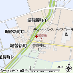 石川県羽咋市堀替新町イ周辺の地図