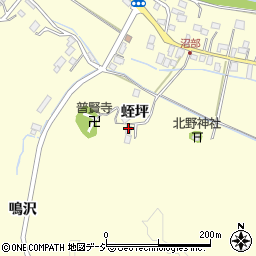 福島県いわき市沼部町蛭坪周辺の地図