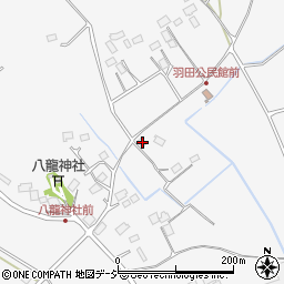 栃木県大田原市羽田2323周辺の地図