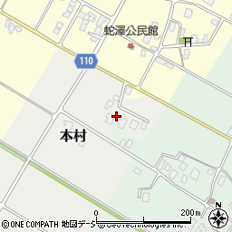 富山県下新川郡入善町本村周辺の地図