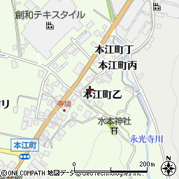 石川県羽咋市本江町乙38周辺の地図