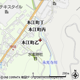 石川県羽咋市本江町甲周辺の地図