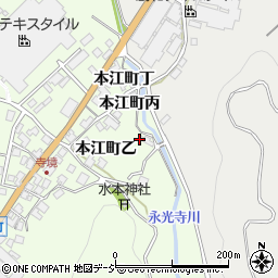 石川県羽咋市本江町（甲）周辺の地図