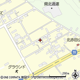 栃木県那須塩原市北赤田1585周辺の地図