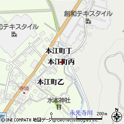 石川県羽咋市本江町丙周辺の地図