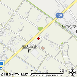 富山県下新川郡入善町道古107周辺の地図